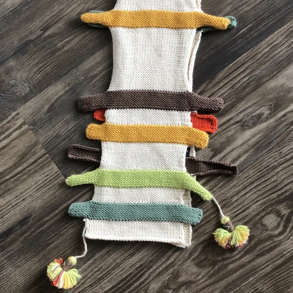 Little Journeys Chicago Alpaca Blend Scarf Quirky Eclectic Boho Multicolor